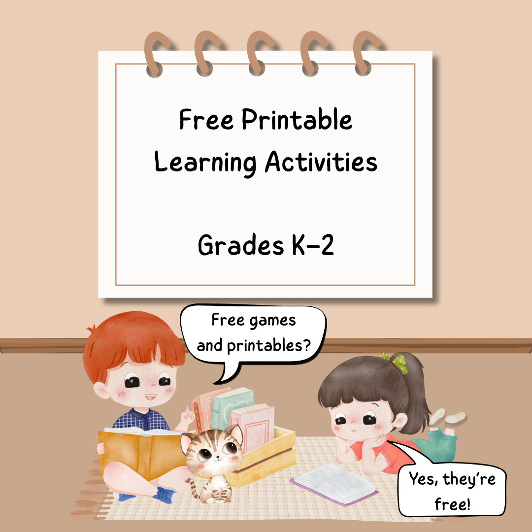 Free Printable Learning Activities & Games for Kids – Printikids