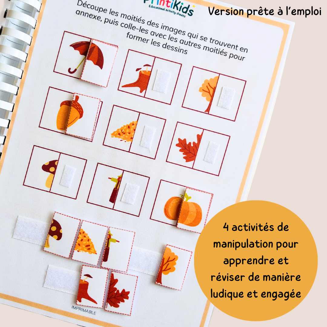 Maxi Pack d'activités d'automne à imprimer – 35 activités éducatives - CP CE1