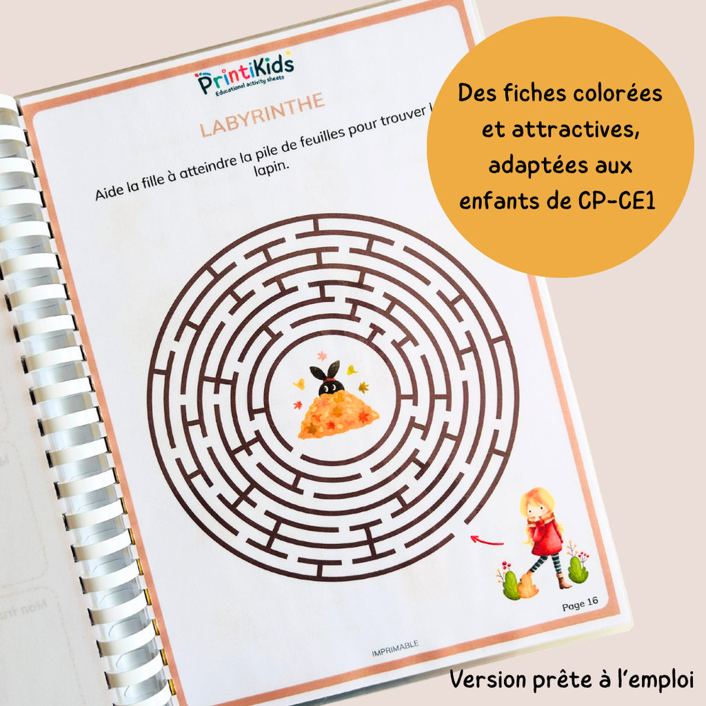 Maxi Pack d'activités d'automne à imprimer – 35 activités éducatives - CP CE1