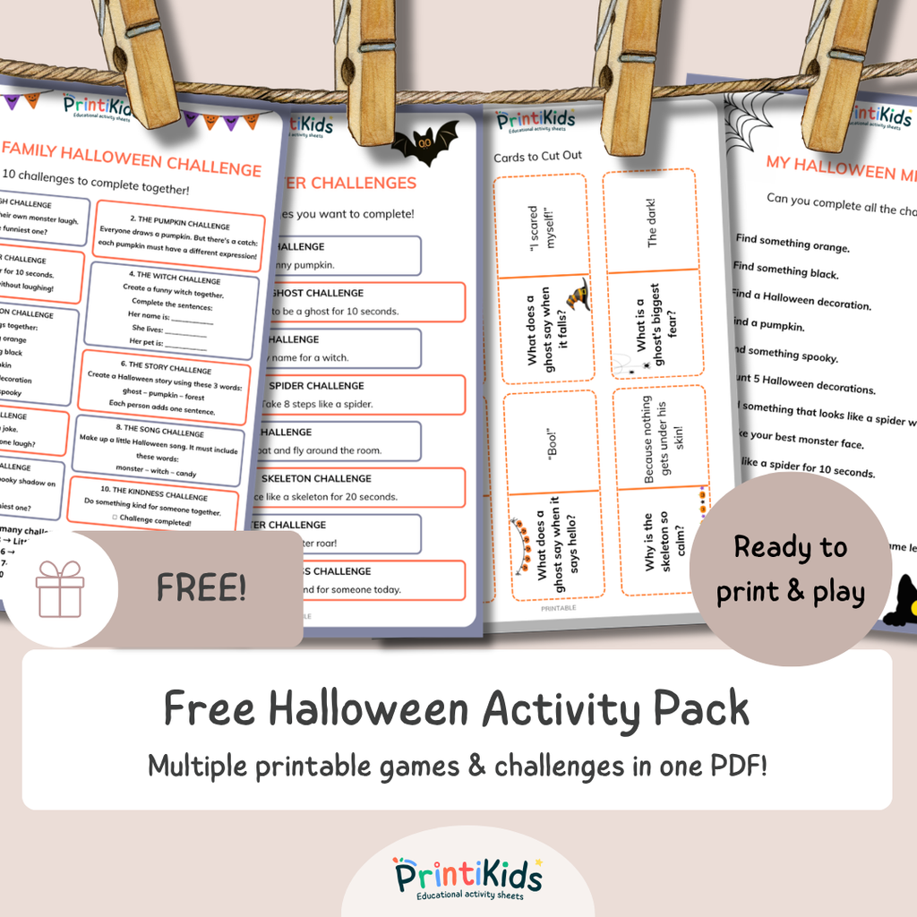 Free Halloween Activity Pack – Grade 1–2