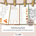 Fall Activity Pack – 20 Printable Educational Activities - Grade 1–2