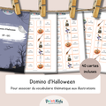 Domino Halloween – Jeu de lecture et vocabulaire – CP CE1