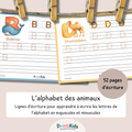 Fiche d’écriture alphabet - GS - CP