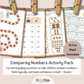 Comparing Numbers Worksheets – 15 Printable Math Activities - Grade 1 / Year 2