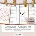 Number Words to 100 Activity Pack - Grade 1 / Year 2