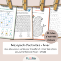 Maxi pack d’activités de l’hiver – CP - CE1