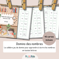 Domino des nombres jusqu’à 100 – Chiffres et lettres CP CE1