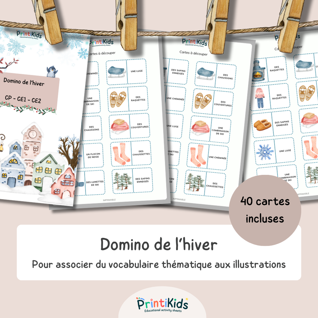 Domino de l’hiver - CP – CE1