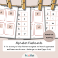 Alphabet Matching Activity Uppercase and Lowercase Letters Printable – Kindergarten Reception (Ages 5–6)
