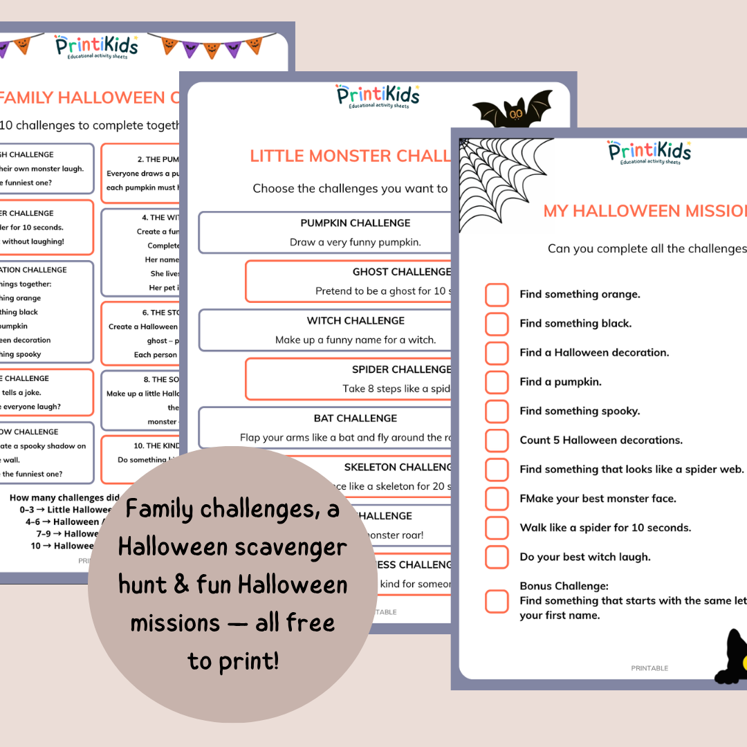 Free Halloween Activity Pack – Grade 1–2
