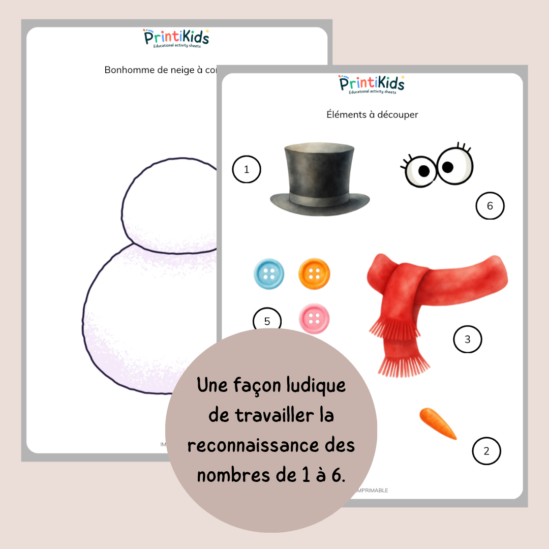 Le défi du bonhomme de neige – Jeu d’hiver gratuit – MS GS