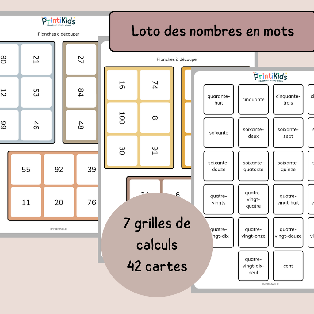 Pack - Jeux des nombres de 1 à 100 - CP - CE1
