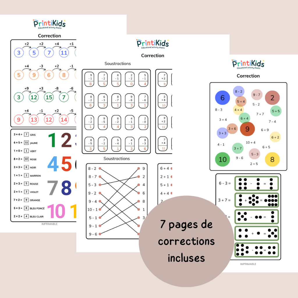 Pack d’activités – Additions & Soustractions - CP - CE1
