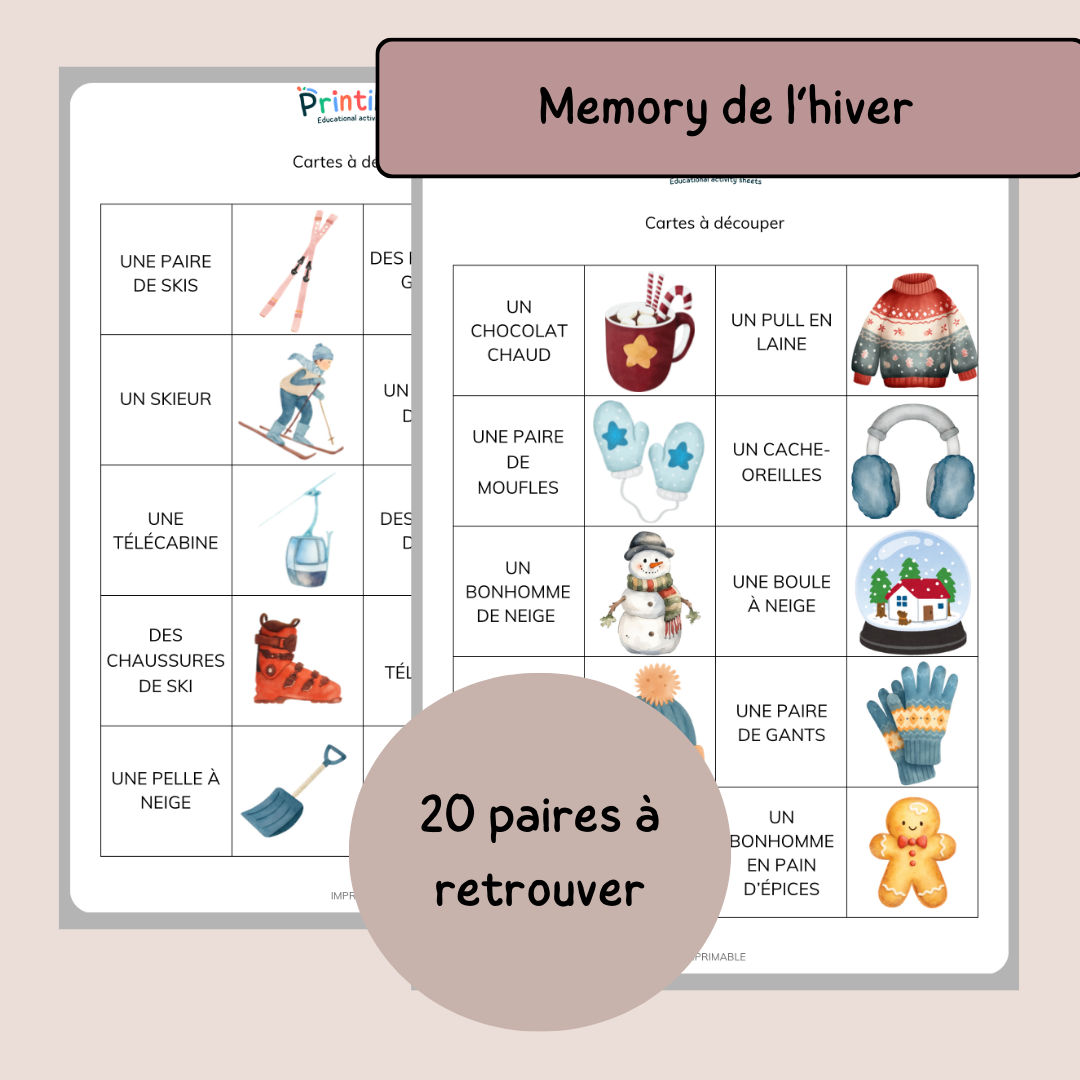 Pack - Jeux de l’hiver - CP – CE1