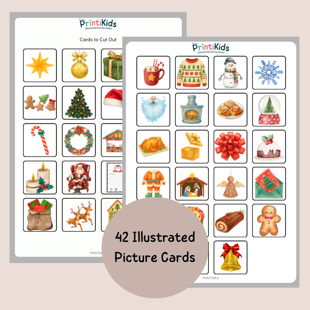 Christmas Bingo – Reading & Vocabulary Game – Grade 1–2
