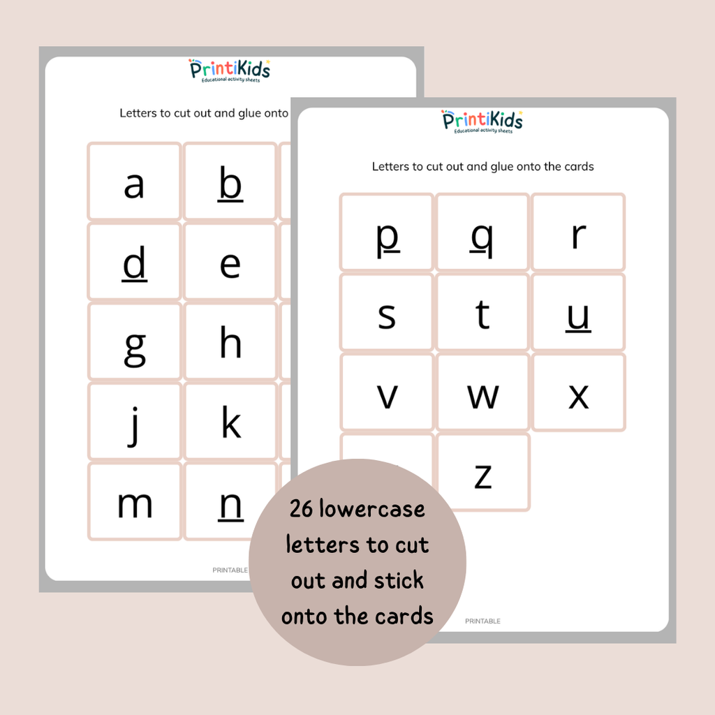 Alphabet Matching Activity Uppercase and Lowercase Letters Printable – Kindergarten Reception (Ages 5–6)