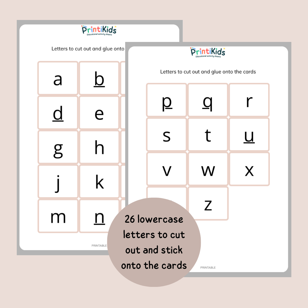 Alphabet Matching Activity Uppercase and Lowercase Letters Printable – Kindergarten Reception (Ages 5–6)