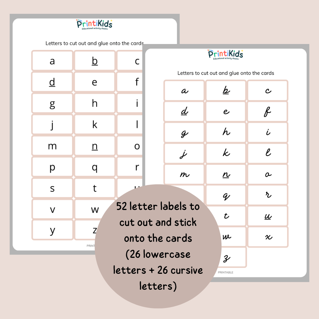 Complete Alphabet Learning Pack – Letter Sounds, Uppercase, Lowercase & Cursive Letters - Kindergarten & Grade 1