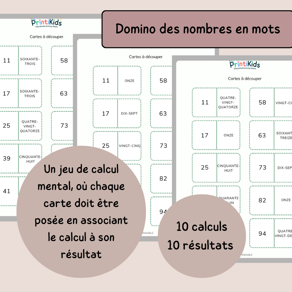Pack - Jeux des nombres de 1 à 100 - CP - CE1