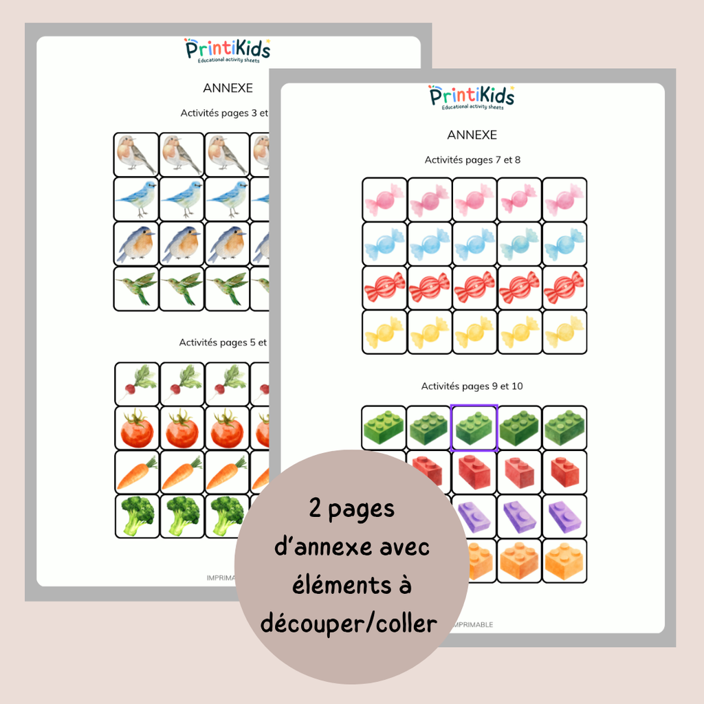 Problèmes de soustractions illustrés – activité de manipulation - CP-CE1