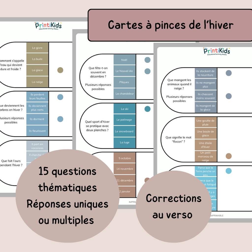 Pack - Jeux de l’hiver - CP – CE1