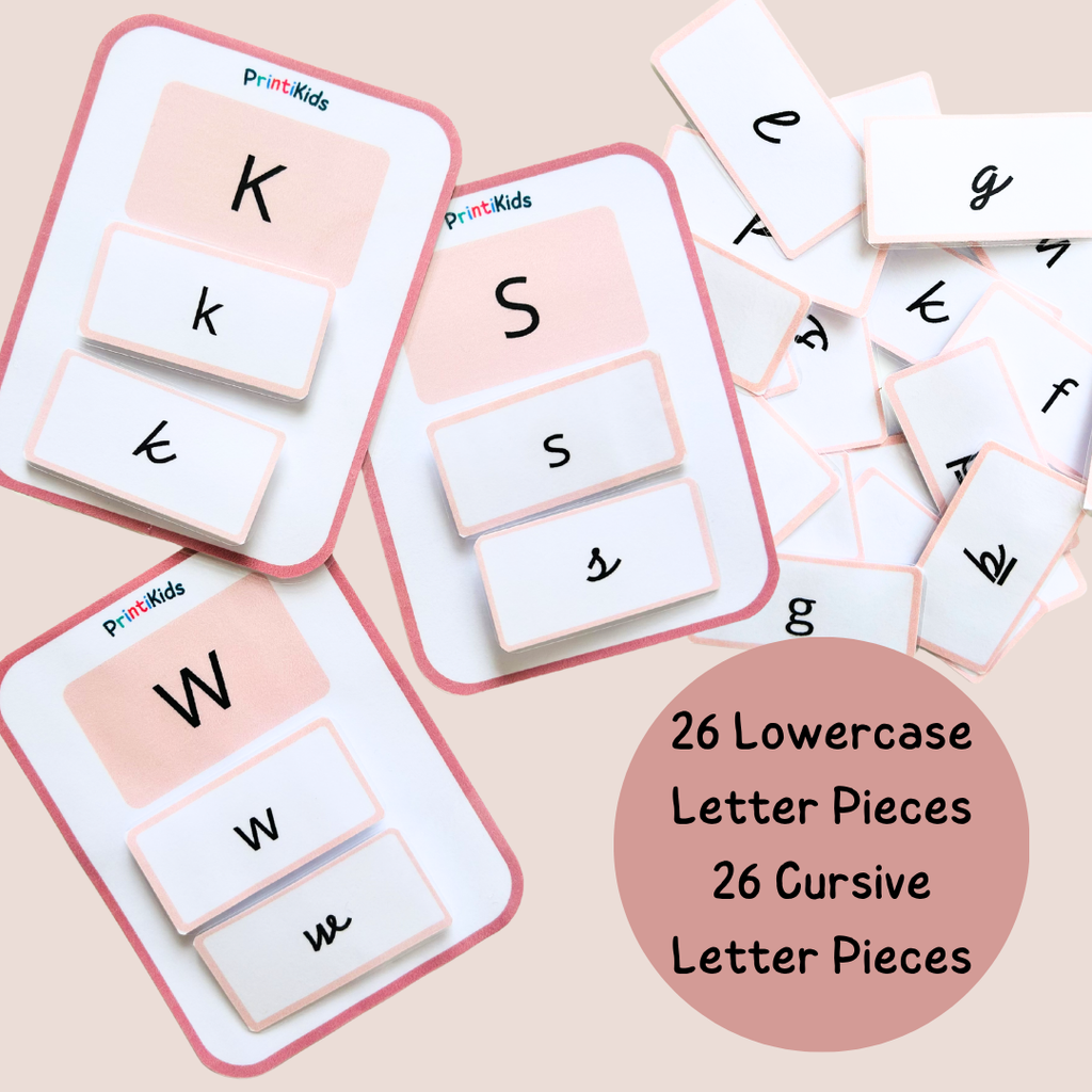 Complete Alphabet Learning Pack – Letter Sounds, Uppercase, Lowercase & Cursive Letters - Kindergarten & Grade 1
