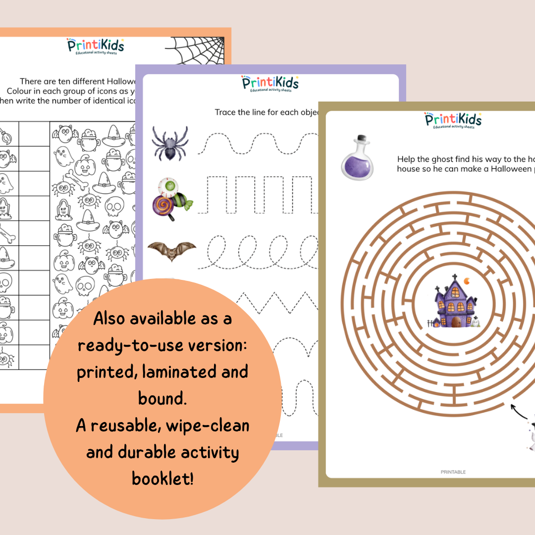 Halloween Activity Mega Pack – 35 Printable Activities – Grade 1–2