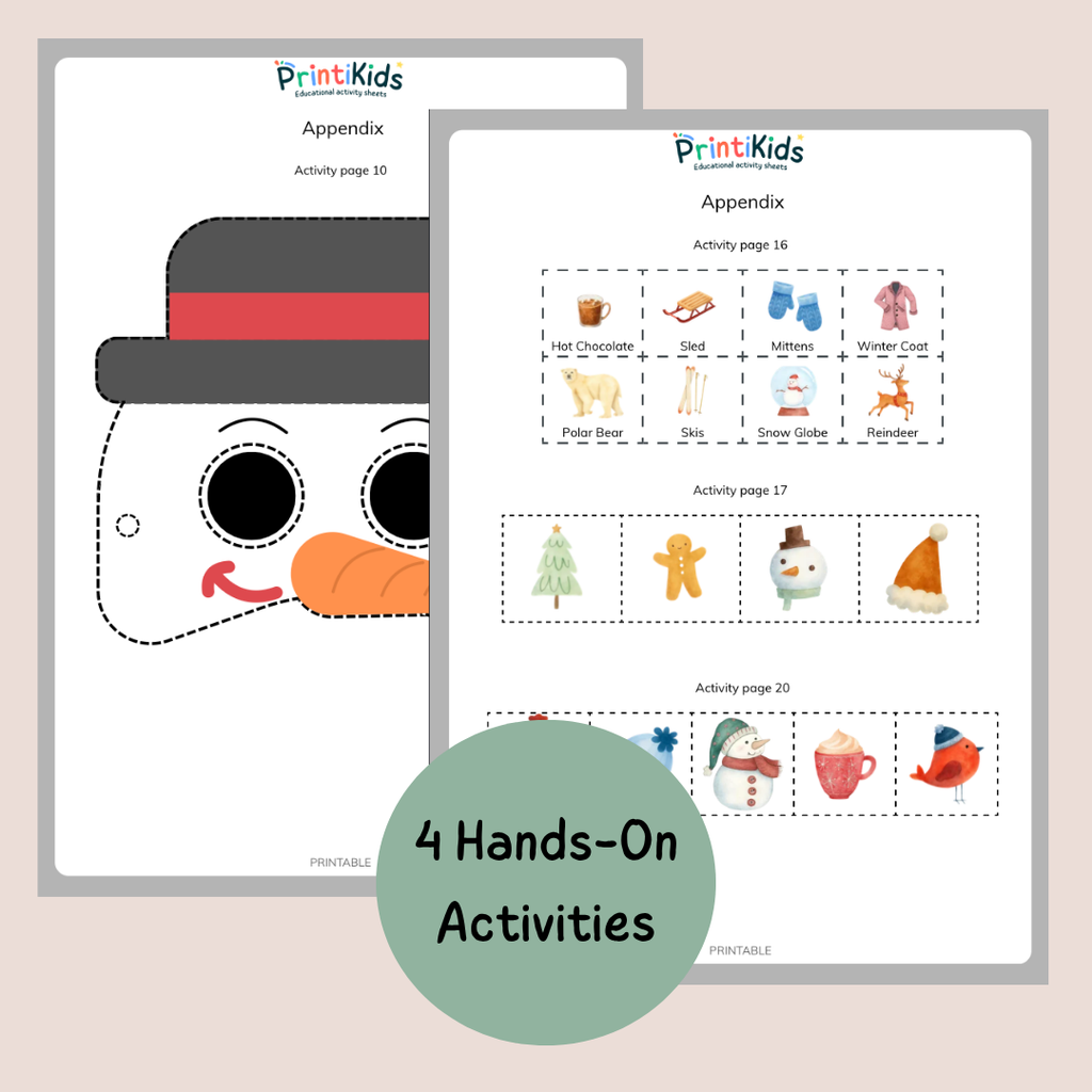 Winter Activity Pack – 20 Printable Activities – Grade 1–2