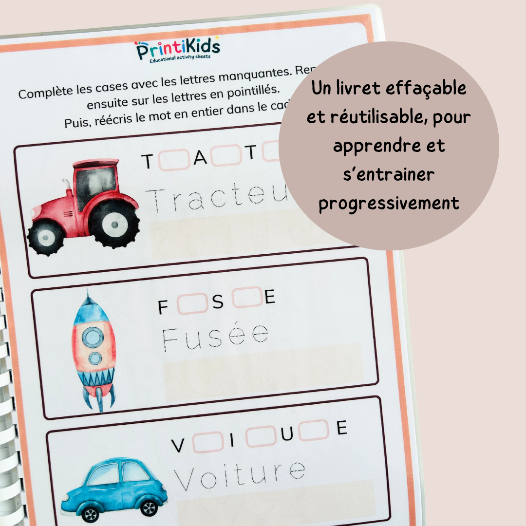 Activités alphabet – 20 fiches lettres de l’alphabet - GS - CP