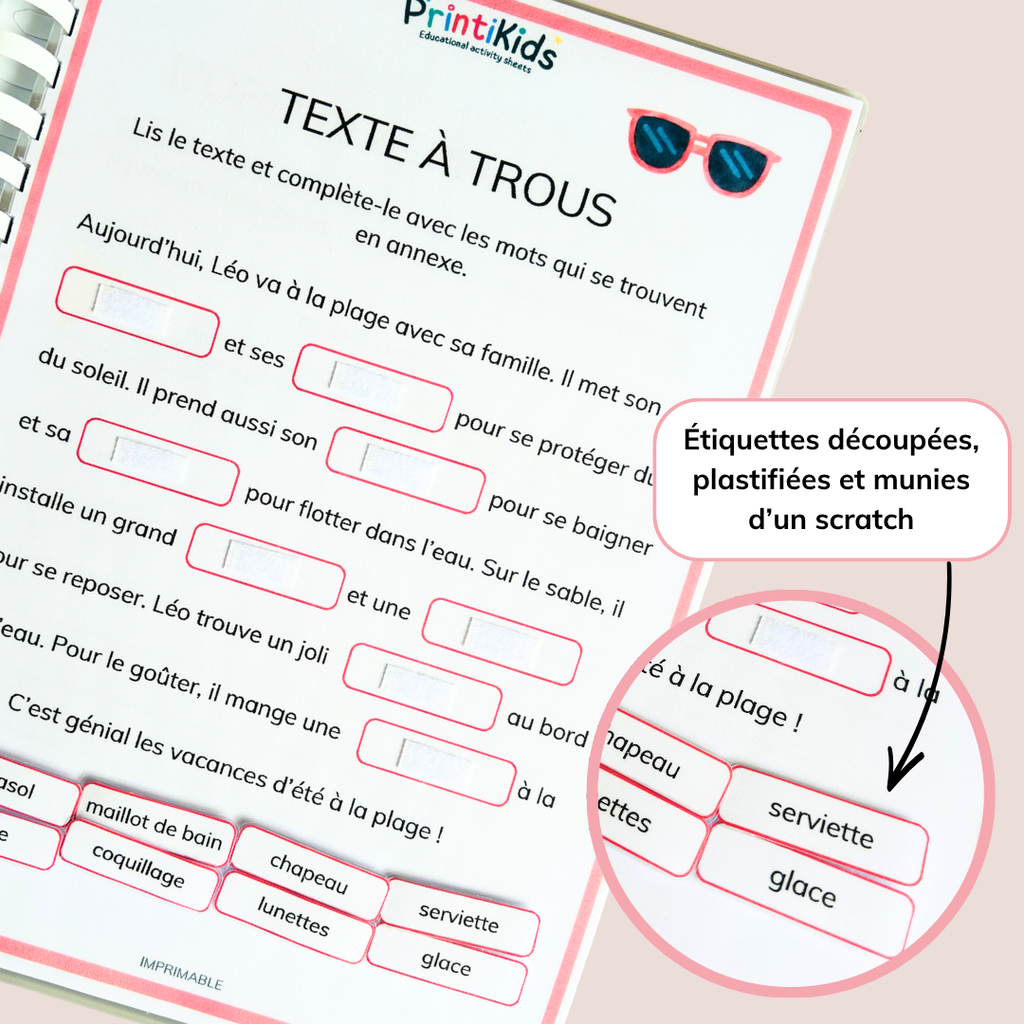 Maxi pack d'activités été – Cahier de vacances à imprimer - CP CE1