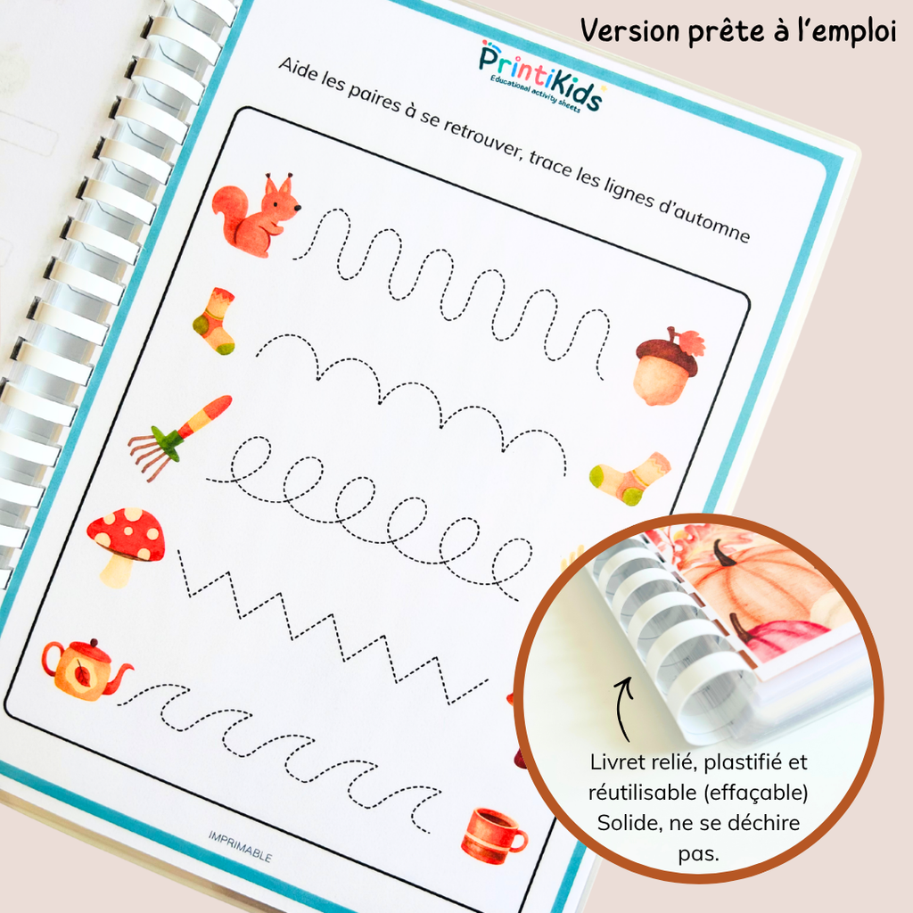 Maxi Pack d'activités d'automne à imprimer – 35 activités éducatives - CP CE1