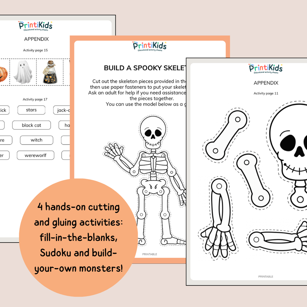 Halloween Activity Mega Pack – 35 Printable Activities – Grade 1–2
