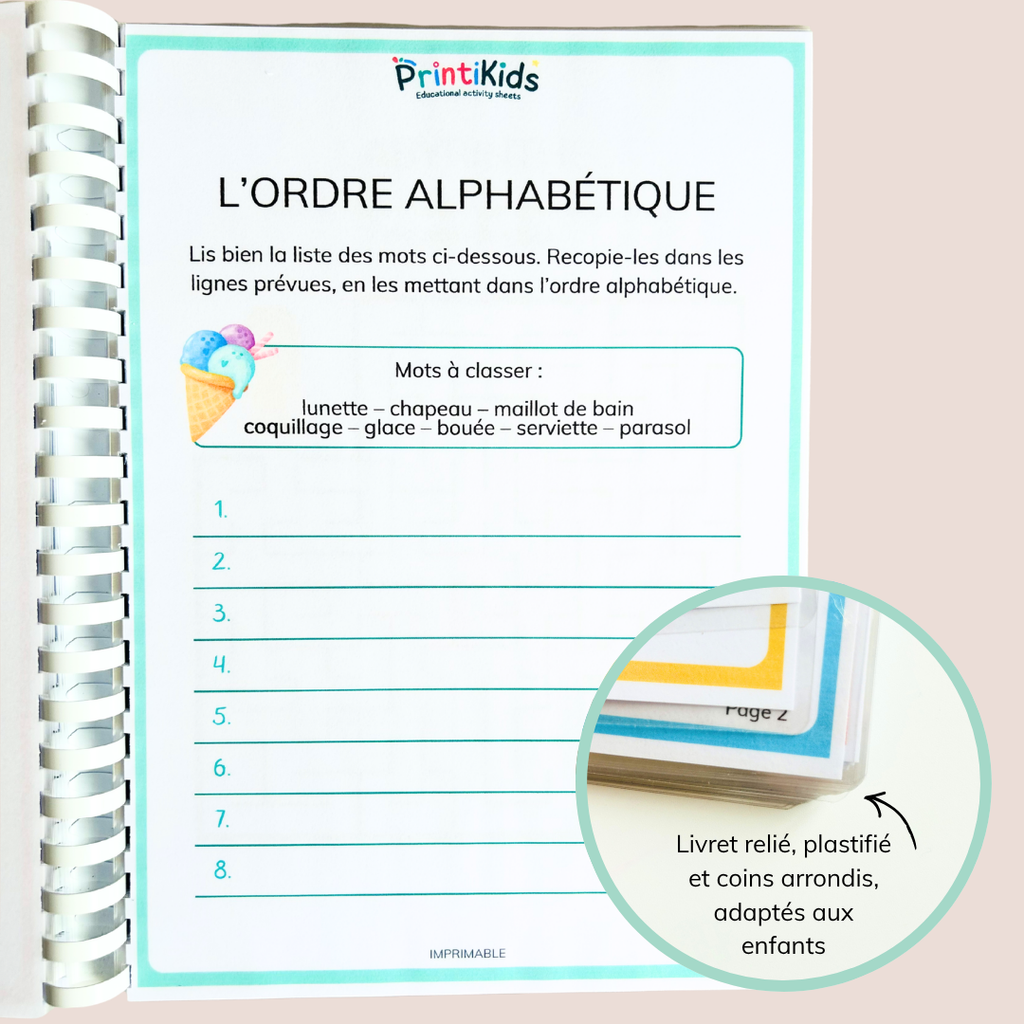 Maxi pack d'activités été – Cahier de vacances à imprimer - CP CE1