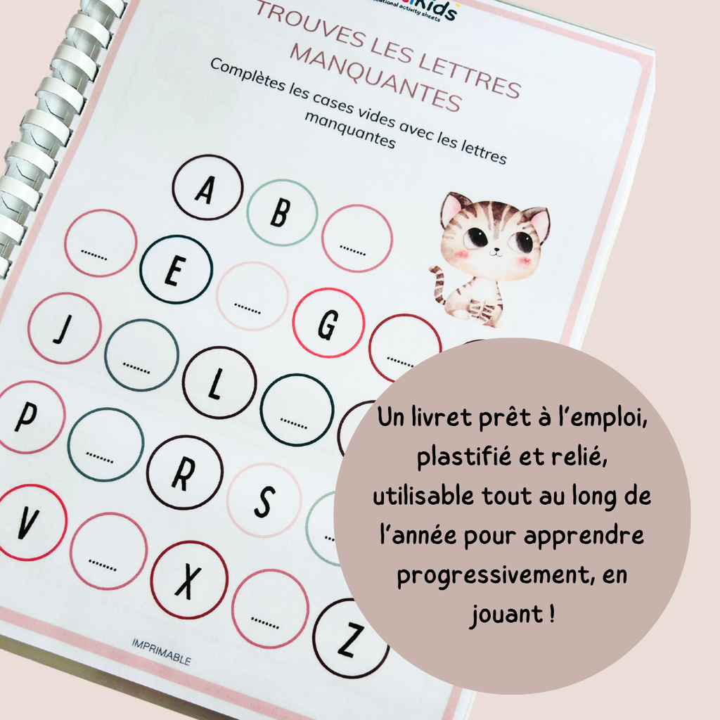 Activités alphabet – 20 fiches lettres de l’alphabet - GS - CP