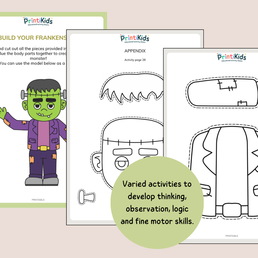 Halloween Activity Mega Pack – 35 Printable Activities – Grade 1–2