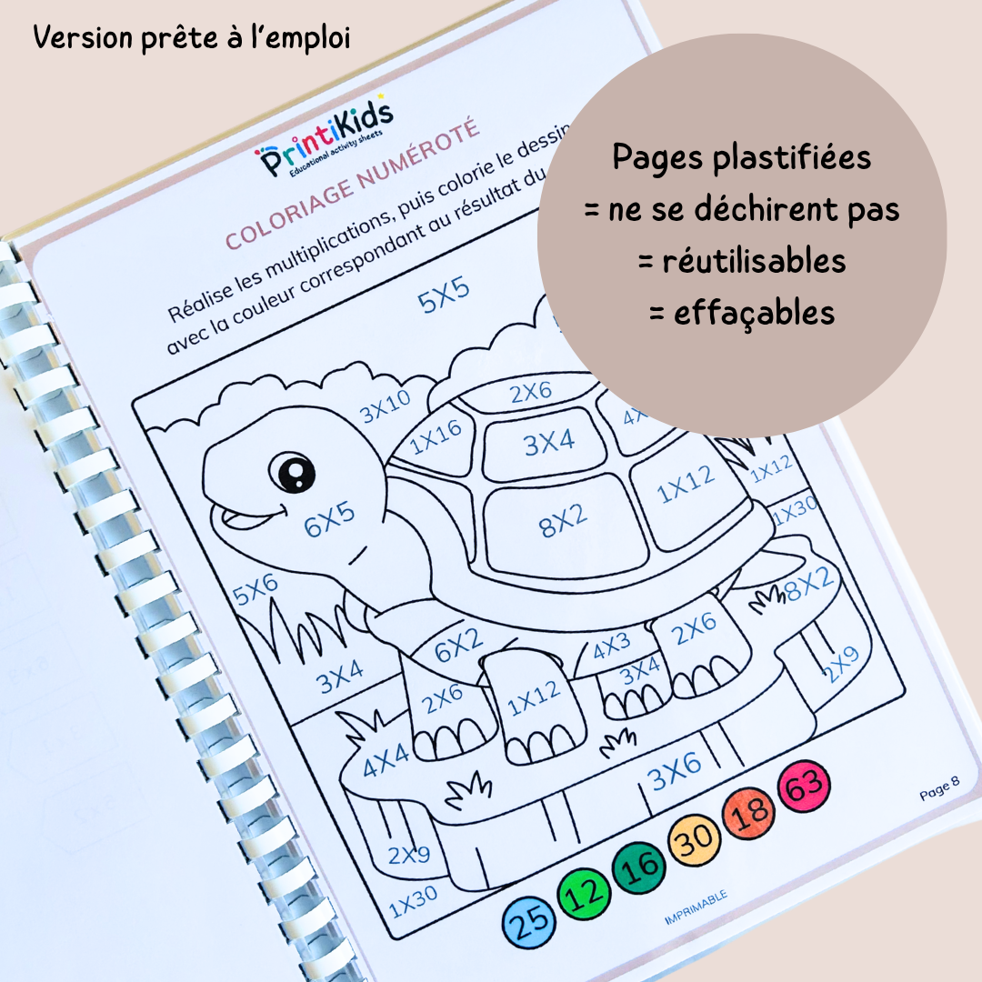 Pack d’activités multiplications – Exercices et jeux pour mémoriser les tables - CE1 CE2