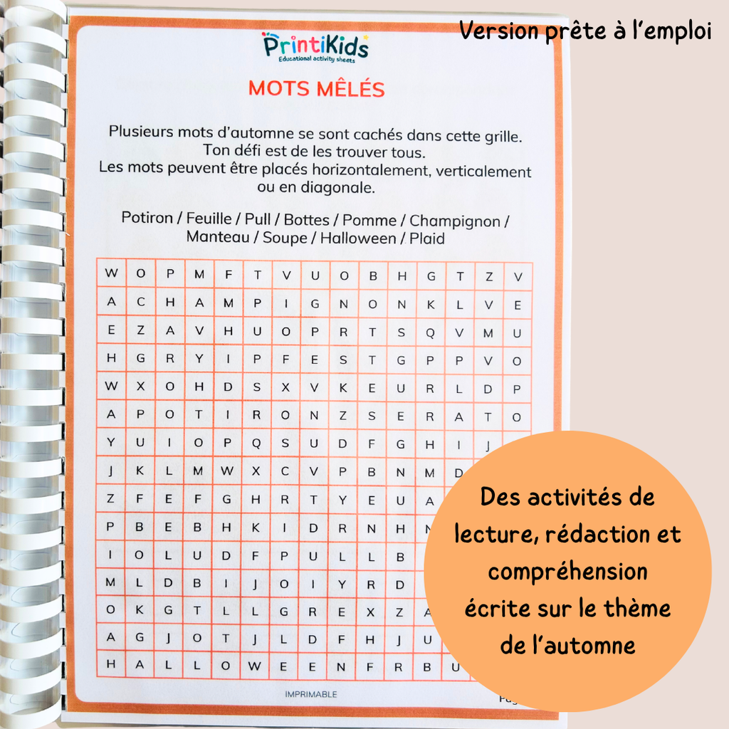 Maxi Pack d'activités d'automne à imprimer – 35 activités éducatives - CP CE1