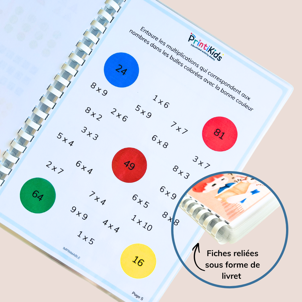 Pack d’activités multiplications – Exercices et jeux pour mémoriser les tables - CE1 CE2