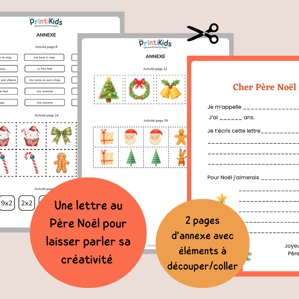 Maxi Pack d’activités de Noël – 35 pages de jeux et exercices - CP CE1