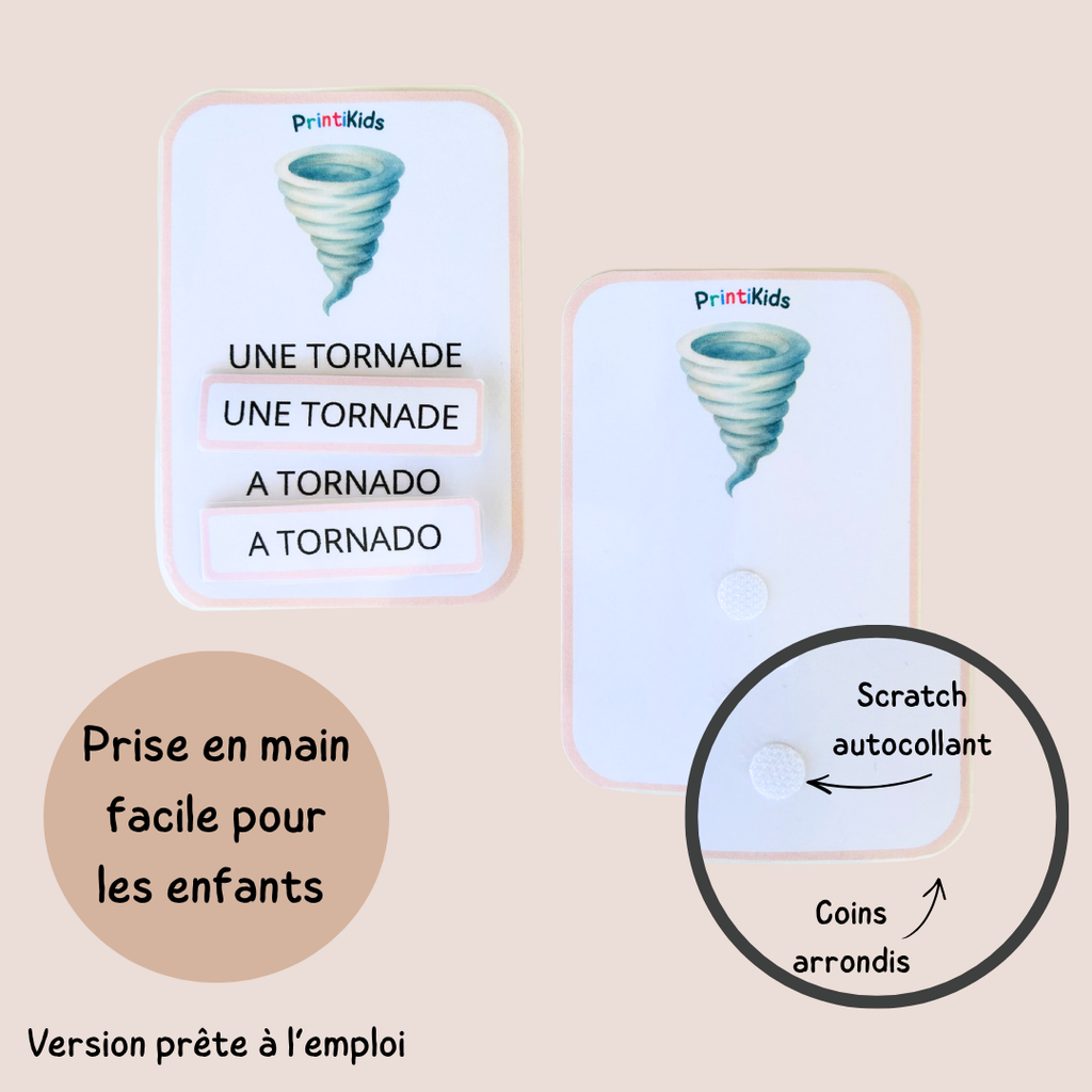 🇫🇷🇬🇧 Cartes météo bilingues français anglais – activité de manipulation - GS CP