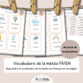 🇫🇷🇬🇧 Cartes météo bilingues français anglais – activité de manipulation - GS CP