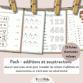 Pack d’activités – Additions & Soustractions - CP - CE1