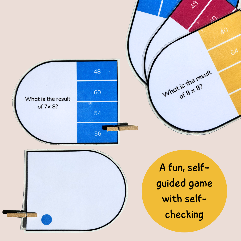 Multiplication Games Bundle Printable – 4 Fun Times Tables Activities (Ages 7–9 | Grade 2–3 / Year 3–4)