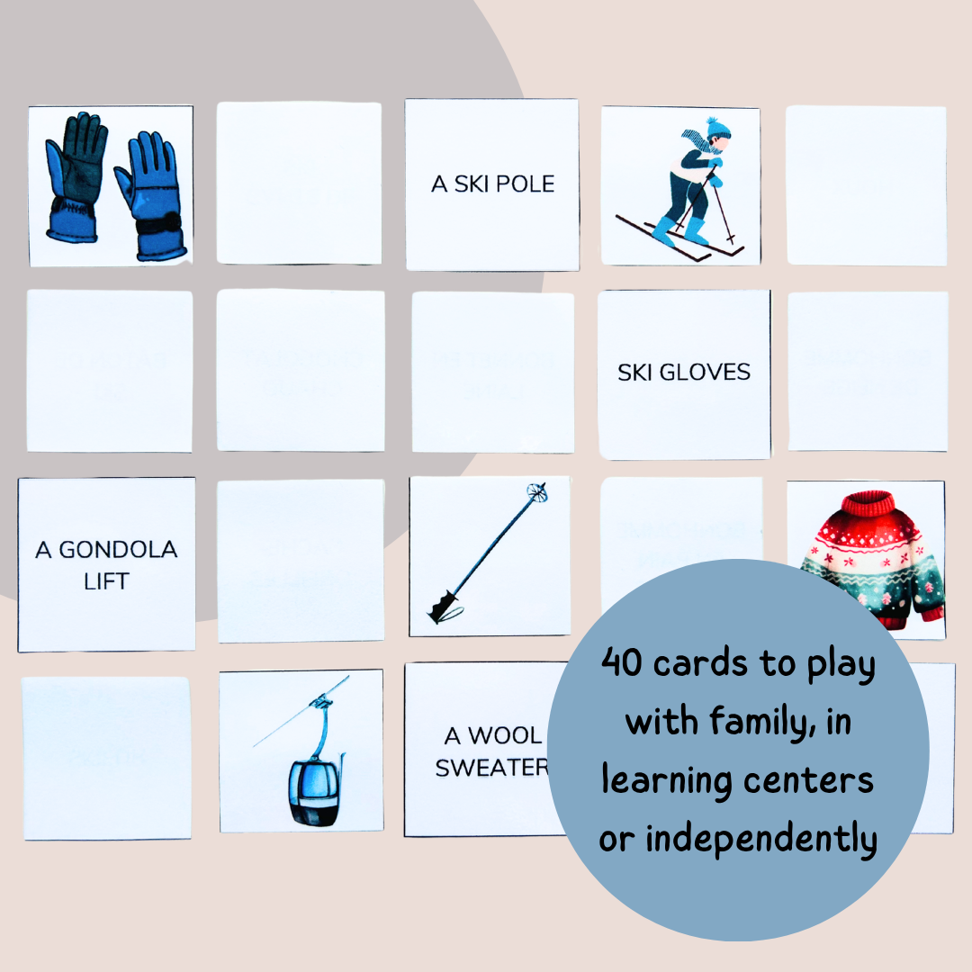 Winter Games Pack – 4 Educational Games – Grade 1–2