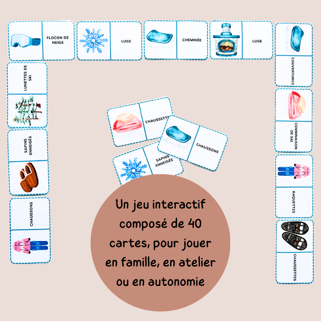 Pack jeux de l'hiver - 4 activités CP CE1