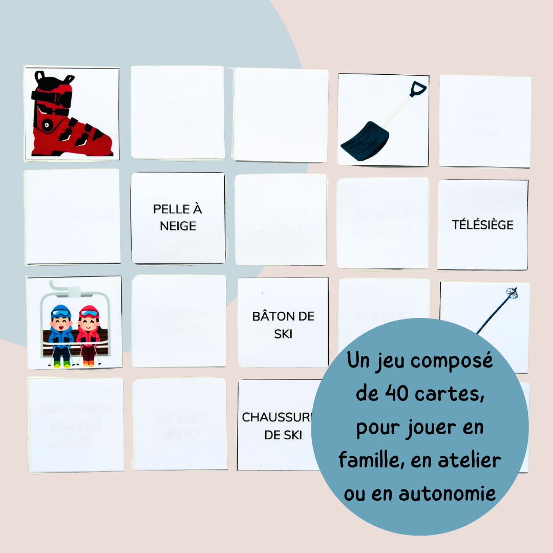 Pack jeux de l'hiver - 4 activités CP CE1