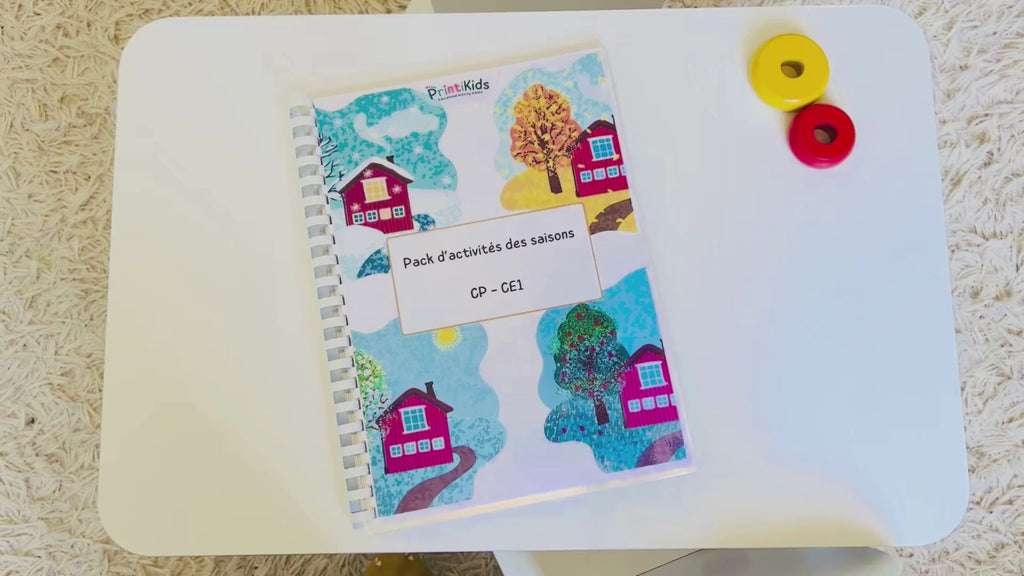 Pack d’activités les saisons – 20 fiches pédagogiques - CP CE1