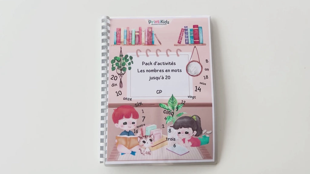 Pack d'activités - Ecrire les nombres en mots de 1 à 20 - CP