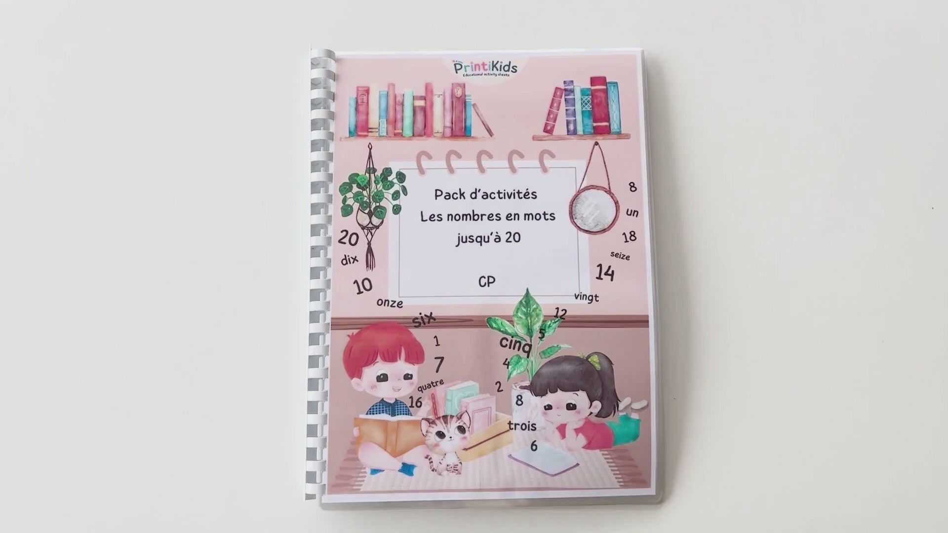 Pack d'activités - Ecrire les nombres en mots de 1 à 20 - CP