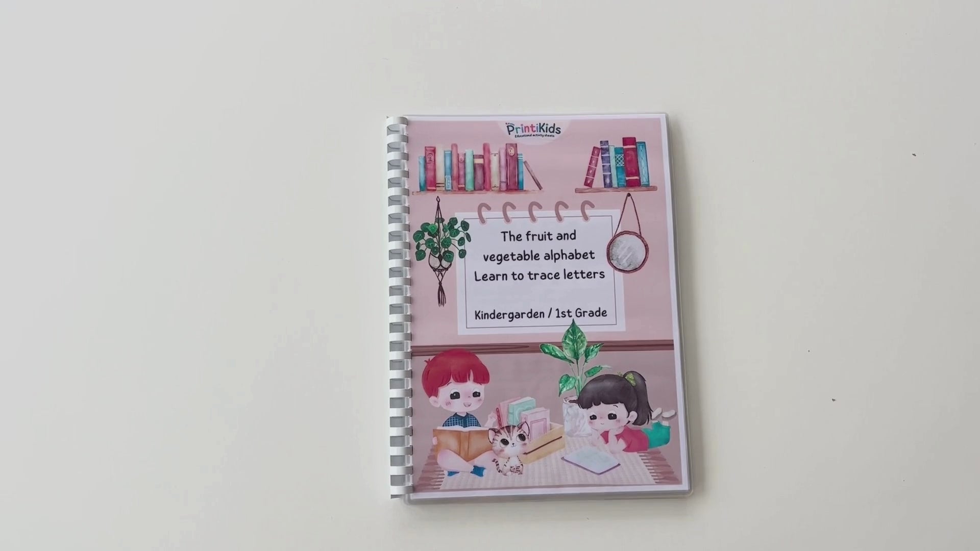 Handwriting Practice Pack – Fruits & Vegetables - Ages 5–7 | Kindergarten–Grade 1 | Year 1–2